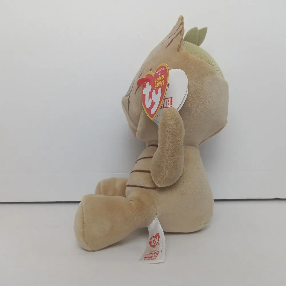 Ty Beanie Babies Groot Plush Marvel Guardians Of The Galaxy 7